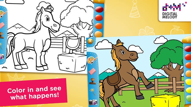 Joypa Colors Free - Interactive Coloring Game for Kids(圖2)-速報App