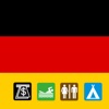 Leisuremap Germany, Camping, Golf, Swimming, Car parks, and more