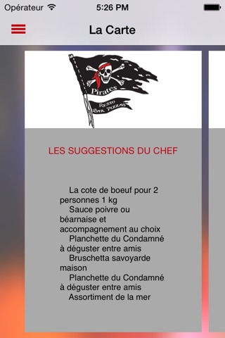 Restaurant Pirates - Site du Futuroscope screenshot 2