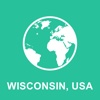 Wisconsin, USA Offline Map : For Travel