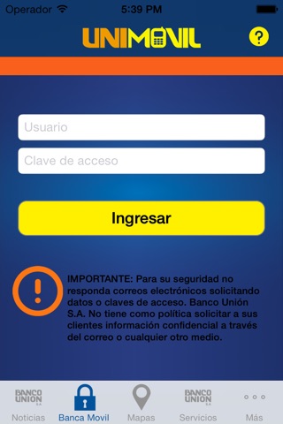 UniMovil screenshot 3