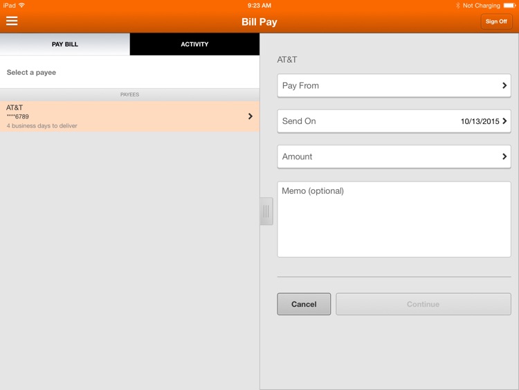 Quontic Bank Mobile for iPad screenshot-4