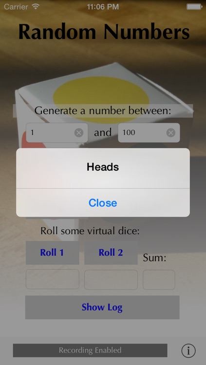 Pseudo Random Number Generator