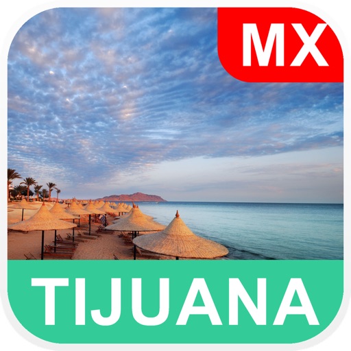 Tijuana, Mexico Offline Map - PLACE STARS