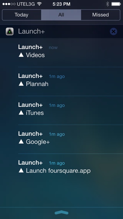 Launch+ :  Launcher and Notification Center Reminder