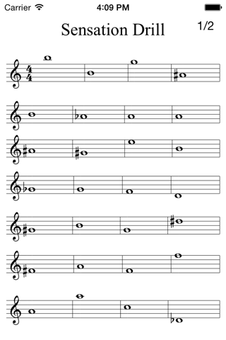 Sensation Drill - Sight-Reading Exercises - náhled