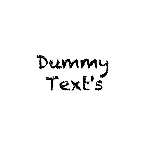 Dummy Texts