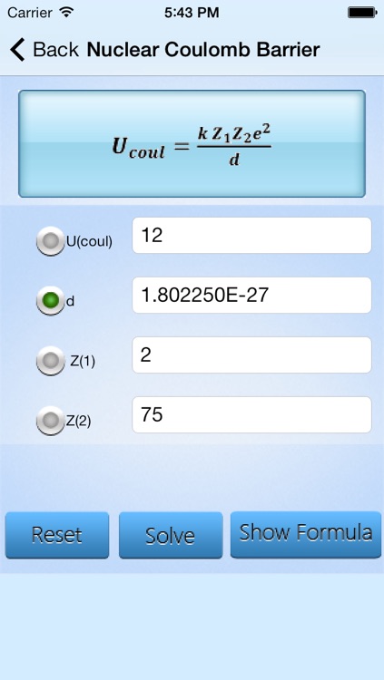 Chemistry Formula Calculator screenshot-4