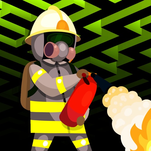 Fireman Line Up Vector - PRO - Fire Fighter vs Burning Fallout Escape Puzzle iOS App