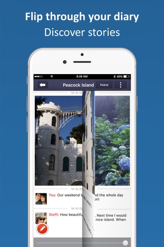 Thought of You - diary, photo album, messenger screenshot 2