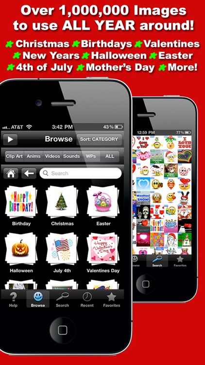 Holiday Greetings - 3D Animations, Emoji, Emoticons, Sounds & Videos for Special Occasions