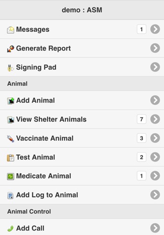 sheltermanager screenshot 2