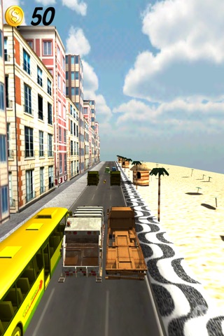 A Reckless School Bus Heat Racing - 3D Burnout Race In Miami screenshot 4