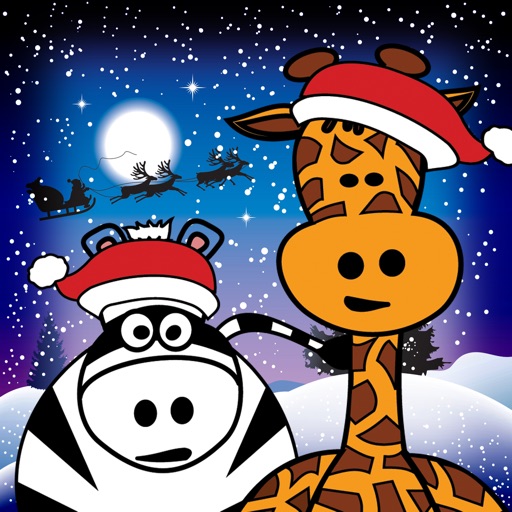 Puzzle: Christmas animals for toddlers Icon
