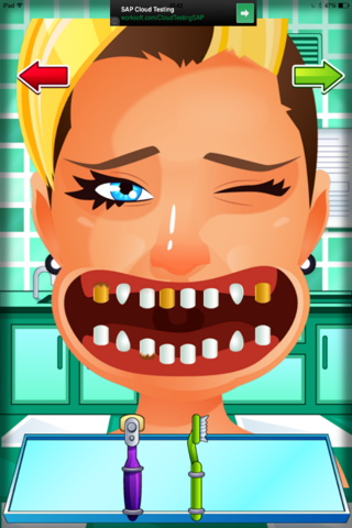 Aaah! Celebrity Dentist HD-Ace Awesome Game for Boys and Little Flower Girls screenshot 4