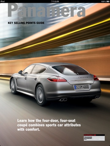 Porsche Product Key Selling Points Guidebook Series screenshot 3