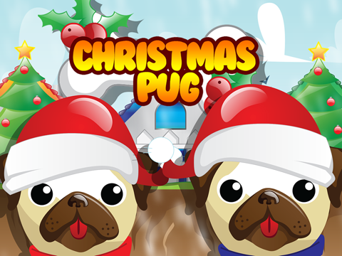 Pet Pug Xmas Eve Run : Freeのおすすめ画像1