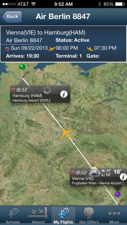 Vienna Airport + Flight Tracker Austrian VIE airlines
