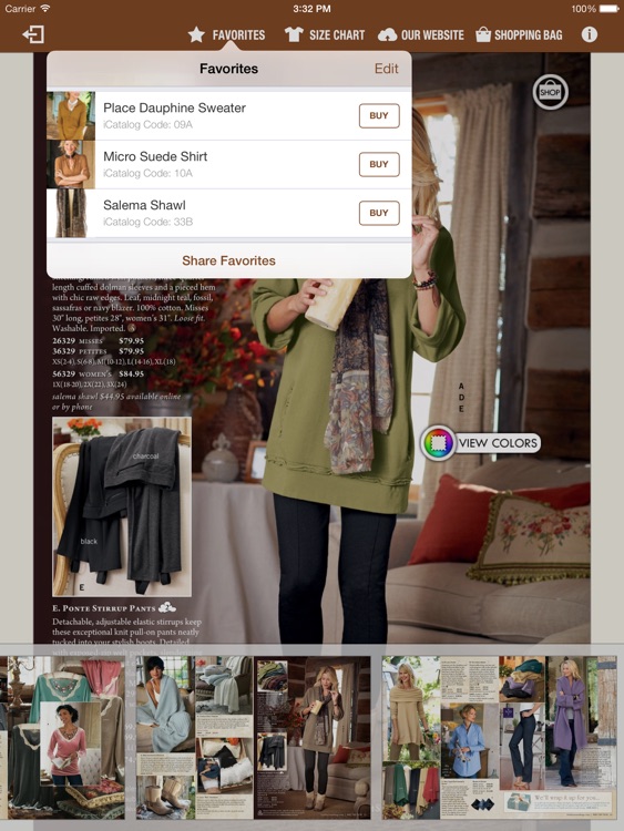 Soft Surroundings iCatalog