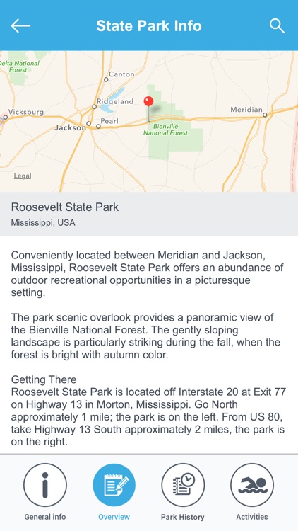 Mississippi National Parks & State Parks