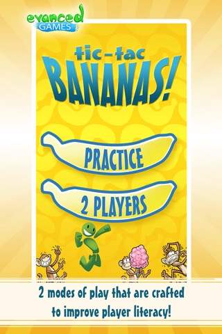 Tic-Tac Bananas! Monkey Words screenshot 2