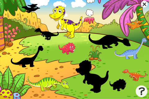Dinosaurs game for children age 2-5: Train your skills for kindergarten, preschool or nursery school with dinos screenshot 3