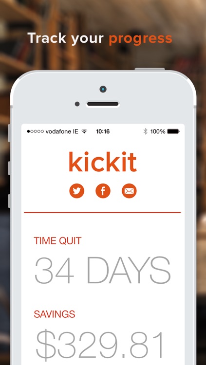 kickit 2 - Quit Smoking, Incentivized