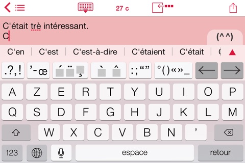 Easy Mailer French Keyboard screenshot 2