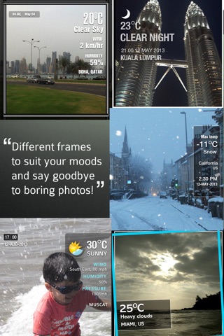 TempCam - Weather Forecasts in a Camera With Location For Instagram screenshot 2