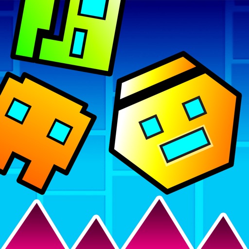 Geometry Familly Escape Run - Endless Tappy Geometry Racing Adventure