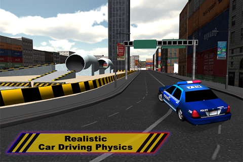 Crime Police Car Simulator 3D - City Cop Chase Game screenshot 2