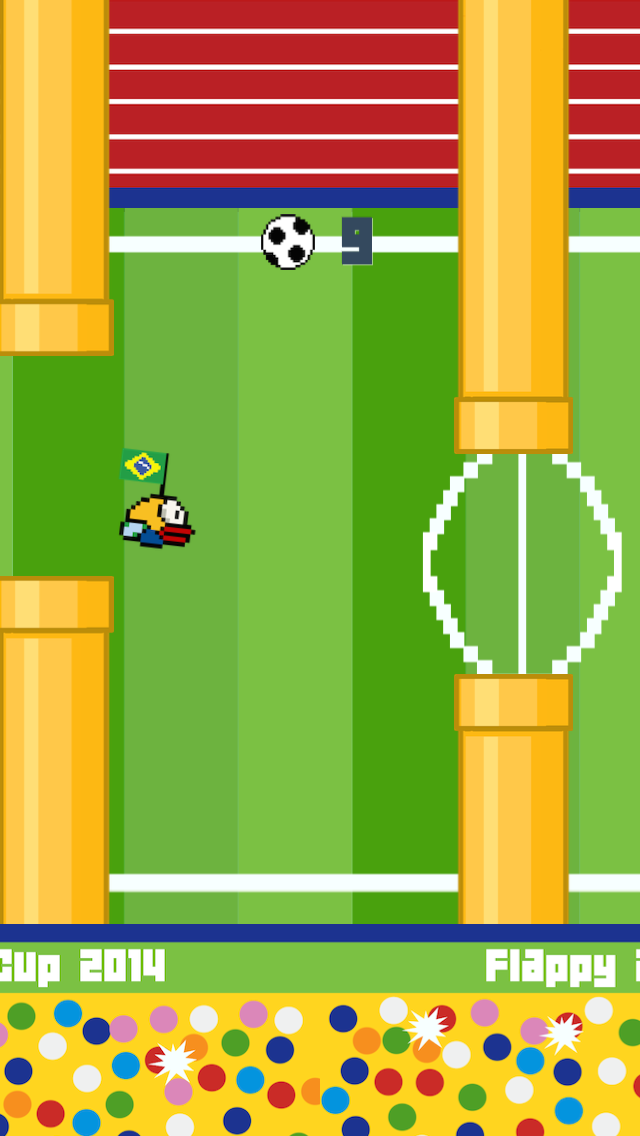 Flappy in Football cup 2014 Editionのおすすめ画像4