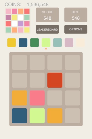 Rainbow 2048 screenshot 3