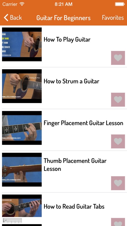 Guitar Guide : Step by step video tutorials