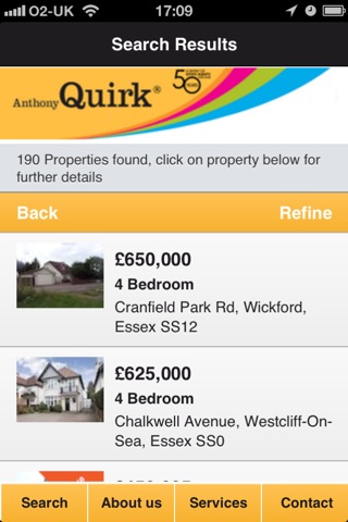 Anthony Quirk Property Search screenshot 2