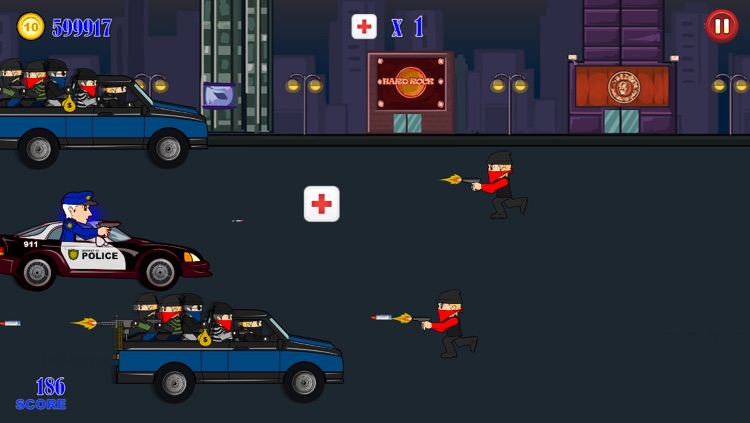 Cop & Robber Bank Escape - Police Criminal Chase Battle Free screenshot-3