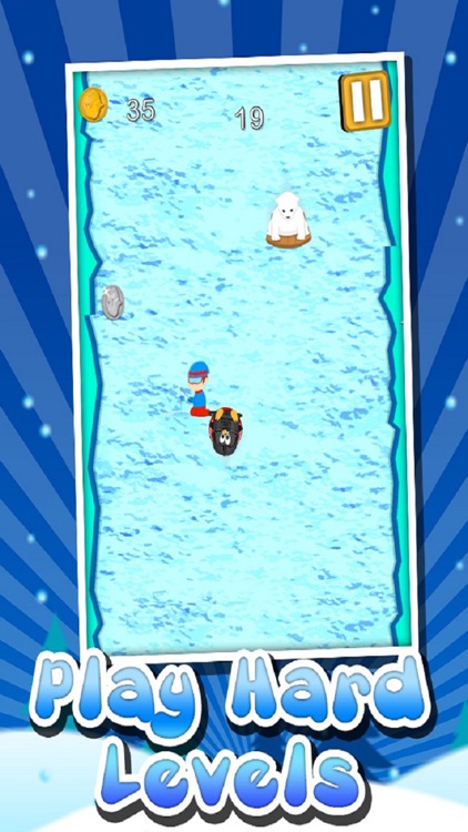 Penguin Mania! - Downhill Race to Survive screenshot-4