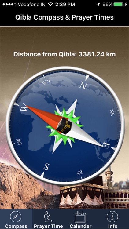 Qibla Compass Pro : Prayer time, Islamic Calendar