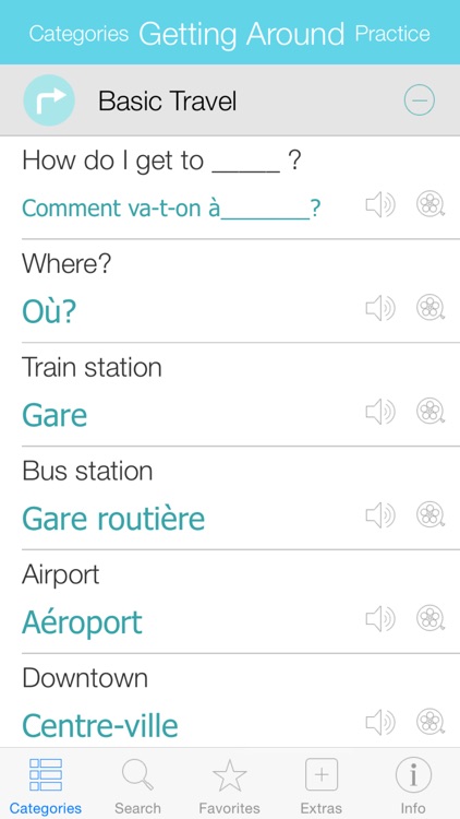 French Video Dictionary - Translate, Learn and Speak with Video