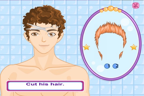 Cool Boyfriend Makeover : Haircut & Beard &Teeth & Dress up screenshot 3