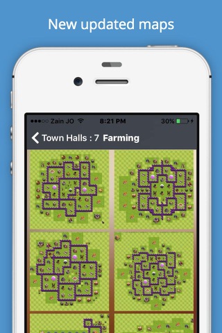 خطط وخرائط - للعبة كلاش اوف كلانز - náhled