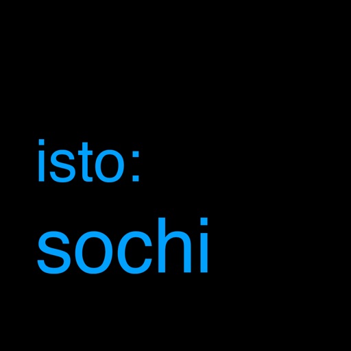 Isto: Sochi iOS App