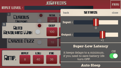 How to cancel & delete jgEffects - Multi Effects Pedal from iphone & ipad 3