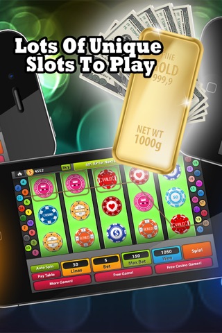 Slots Insanity - 5 Reel Lucky 777 Multi Win Line Las Vegas Slot Machine screenshot 3