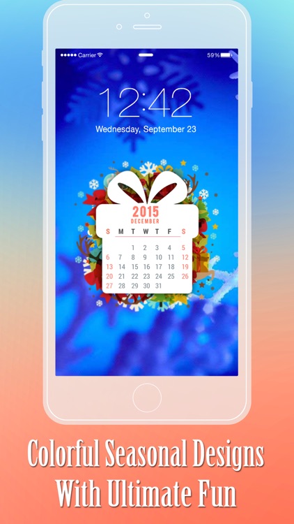 My Fancy Calendar Themes - Make Your Lock Screen Calendar Wallpapers screenshot-4