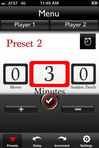 Chlonos Chess Clock screenshot 2