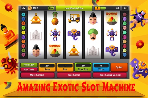 777 Amazing Exotic Slot Machine with Bonus Games - Spin the wheel to win the grand prize screenshot 3