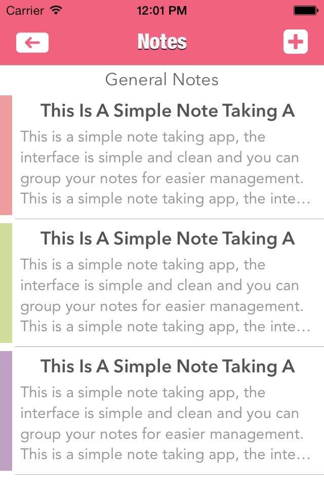 Simple Note App screenshot 2