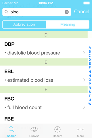 Medly - Medical Abbreviation, Terminology, and Prescription Reference screenshot 2
