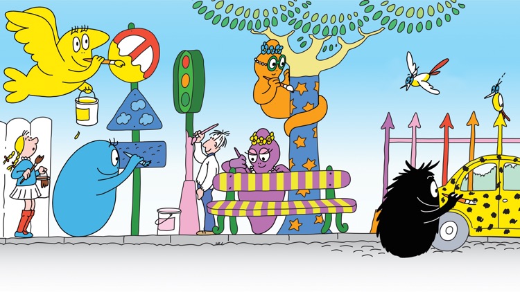 Barbapapa and the colors